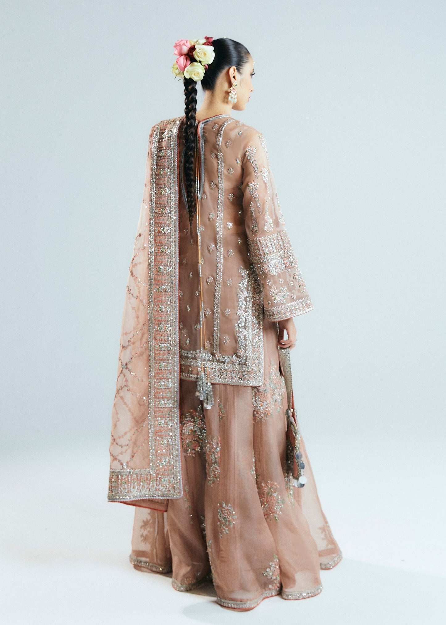 Hussain rehar peace pink wedding edition