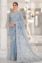 Ice Blue NET SAREE-00S