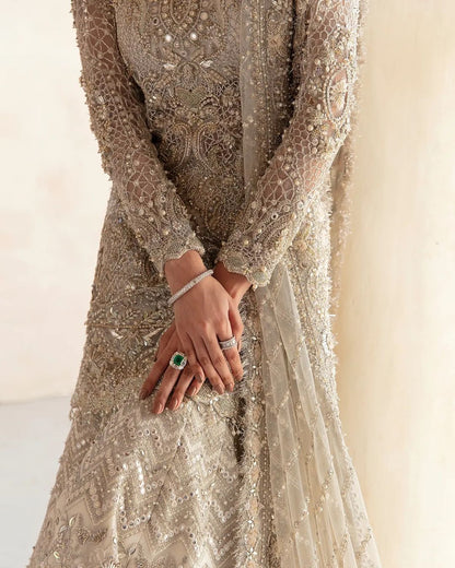 SORAYA OPULENT Elegant Pakistani Embroidered Bridal Wedding Stitched Dresses Collection  00W