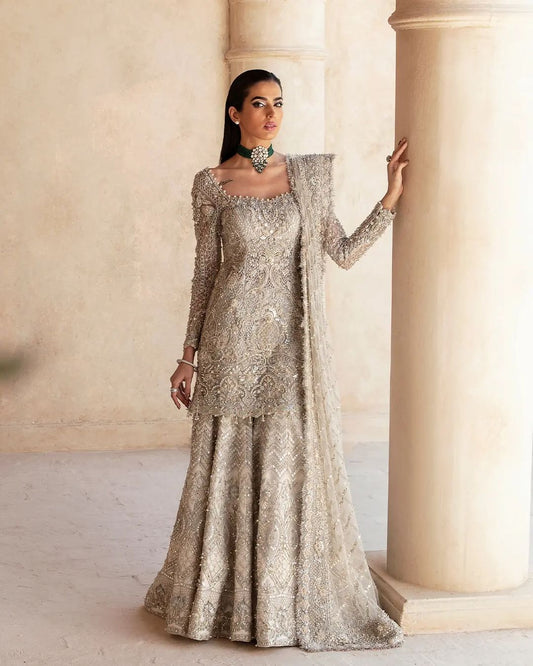 SORAYA OPULENT Elegant Pakistani Embroidered Bridal Wedding Stitched Dresses Collection  00W