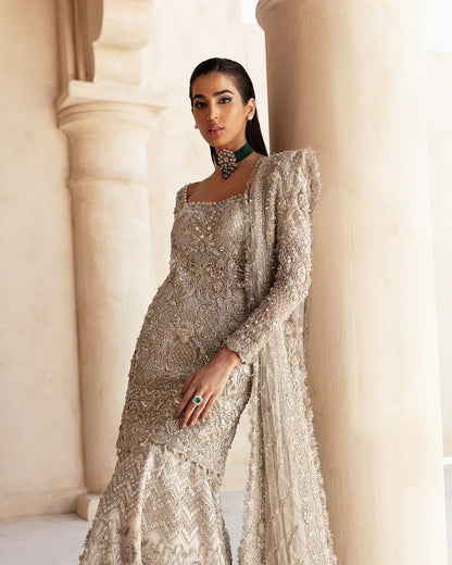 SORAYA OPULENT Elegant Pakistani Embroidered Bridal Wedding Stitched Dresses Collection  00W