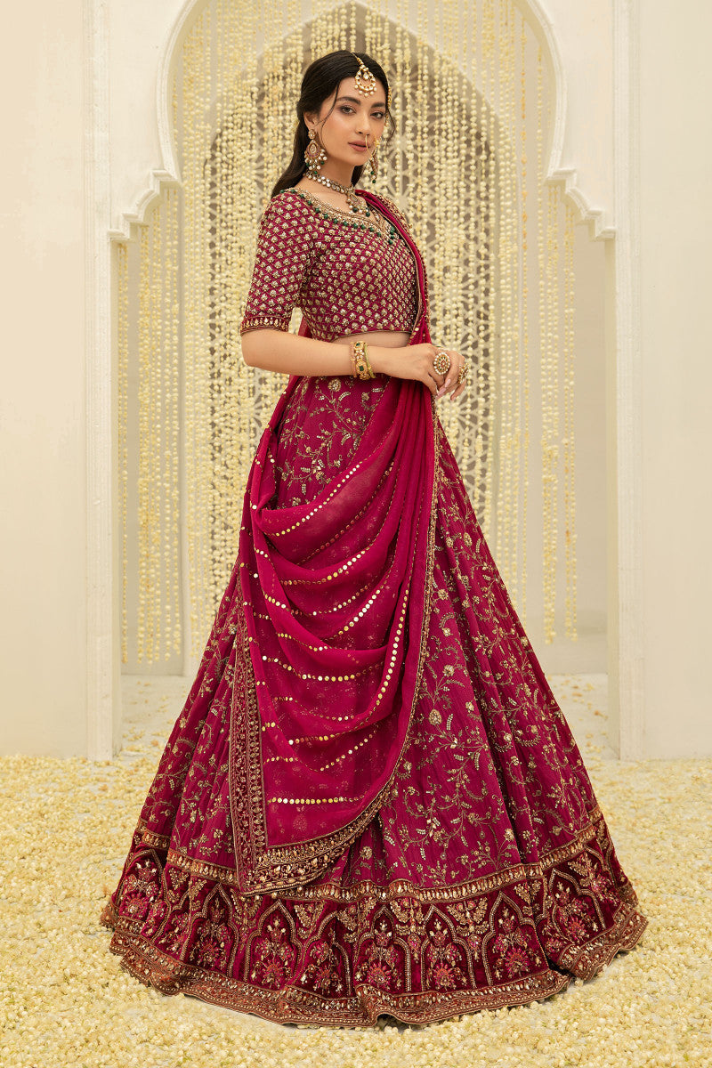 00F 4556 - Pakistani Wedding formal Luxury Wear Party Dress