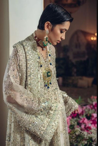 Formal Luxury Embroidered Collection Formals Collection Formals 2023 Formals Formal Wear Formal Collection 2023 Formal Collection Formal Fabric_Organza Embroidered Organza Collection Embroidered Organza Embroidered Formal Collection Embroidered 3 piece Collection Embroidered Eastern Wear Designer Fabric Design Work Embroidered Color_Pink Chiffon/Silk Bridal wear pakistan online Bridal Wear Bridal dresses online Bridal Collection 2023 Bridal Collection Baria.B Mbroidered Fabrics All Season Elan (EP-20178) 