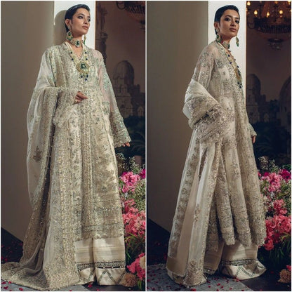 Formal Luxury Embroidered Collection Formals Collection Formals 2023 Formals Formal Wear Formal Collection 2023 Formal Collection Formal Fabric_Organza Embroidered Organza Collection Embroidered Organza Embroidered Formal Collection Embroidered 3 piece Collection Embroidered Eastern Wear Designer Fabric Design Work Embroidered Color_Pink Chiffon/Silk Bridal wear pakistan online Bridal Wear Bridal dresses online Bridal Collection 2023 Bridal Collection Baria.B Mbroidered Fabrics All Season Elan (EP-20178) 