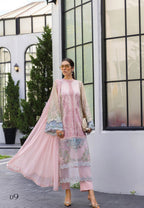 Pink Embroidered