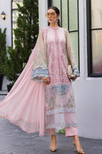 Pink Embroidered