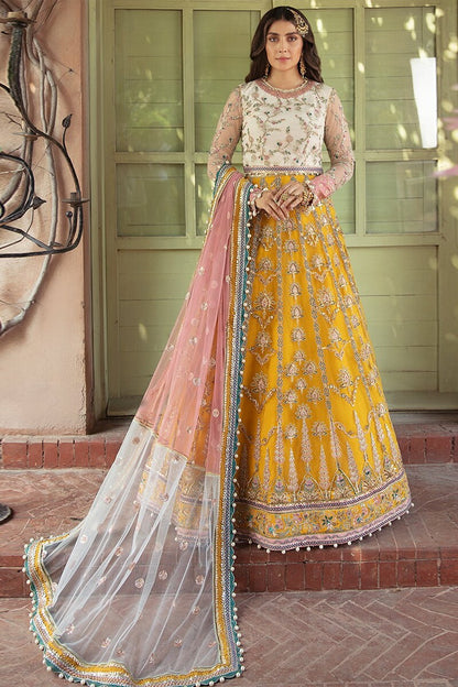 Embroidered Net stitched Bridal Anarkali-00F